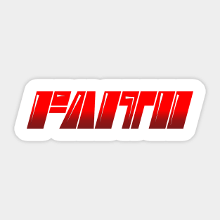 FAITH Sticker